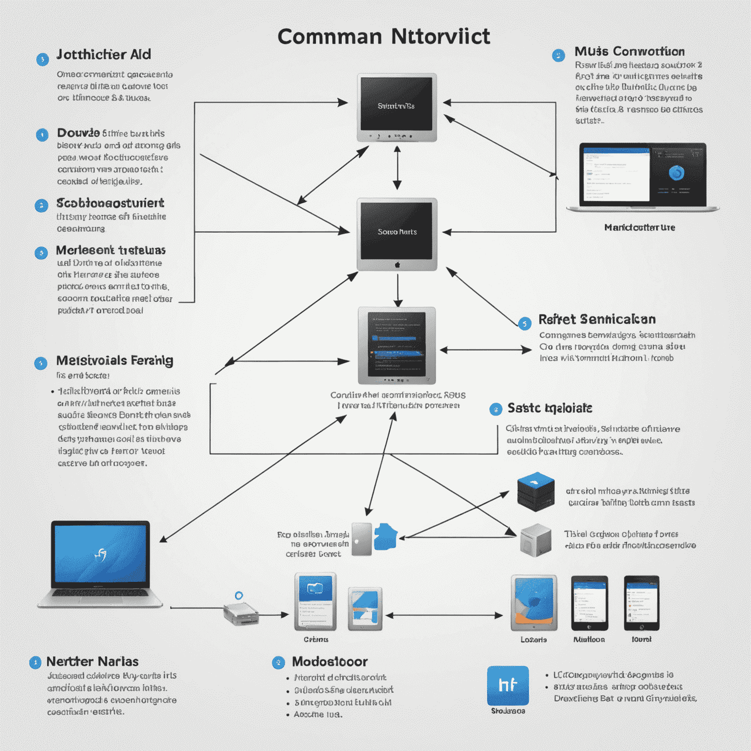 Diagram showing common NTFS issues on macOS Sonoma and their solutions